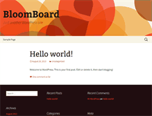 Tablet Screenshot of bloomboard.org